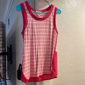 Skies Are Blue Pink Sleeveless Tank Top